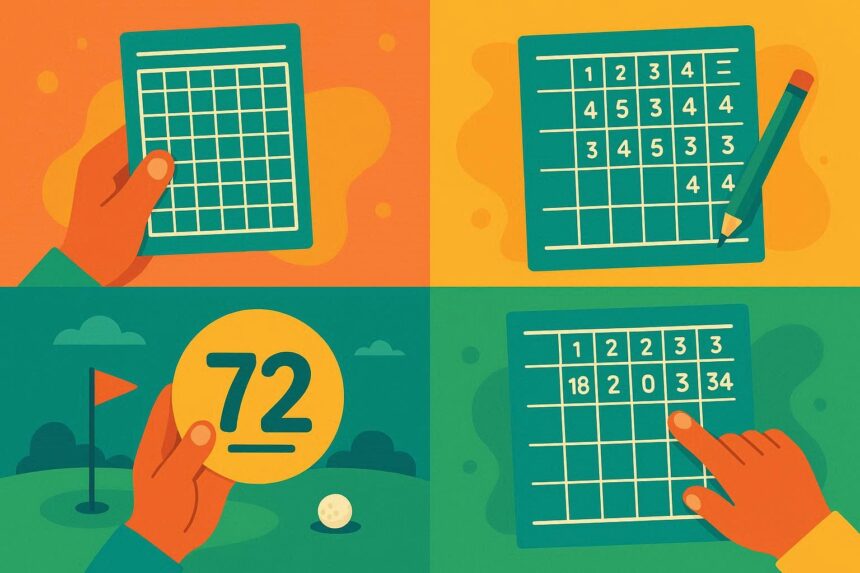 how to use a golf card